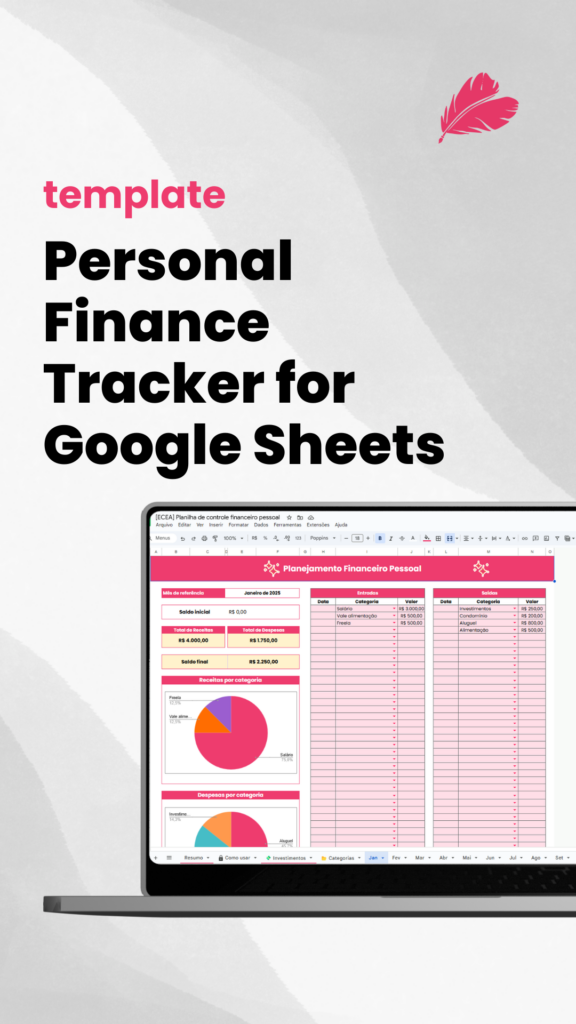 Personal Finance Tracker for Google Sheets